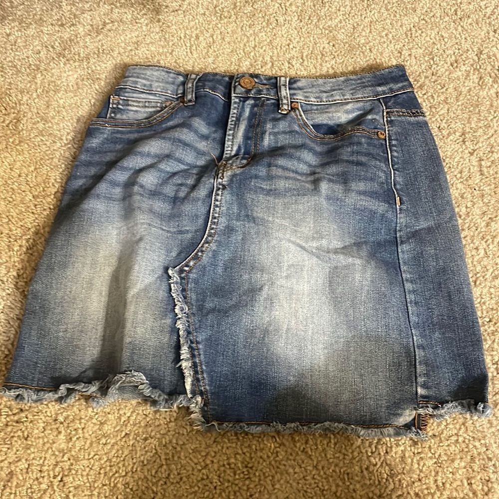 jean skirt